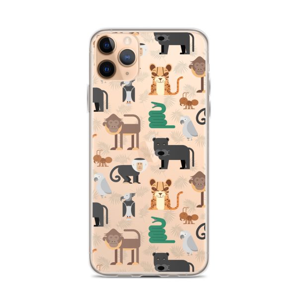 Amazon Jungle Animals iPhone Clear Case