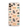 Asian Jungle Animals iPhone Clear Case