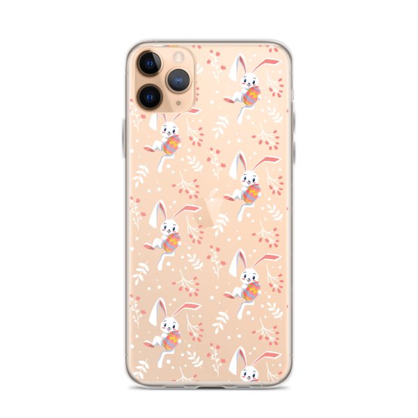 Cute Easter Rabbit iPhone Clear Case