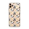 Cute Panda Bear iPhone Clear Case