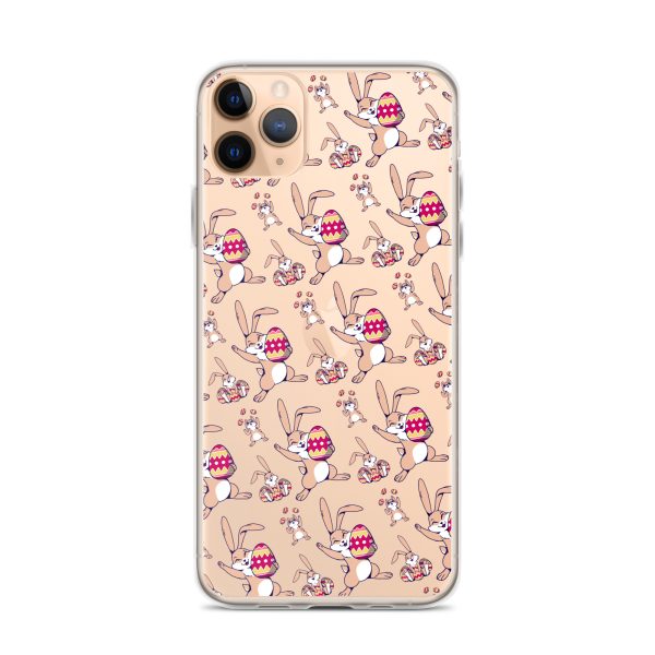 Easter Bunny With Egg iPhone Clear Case