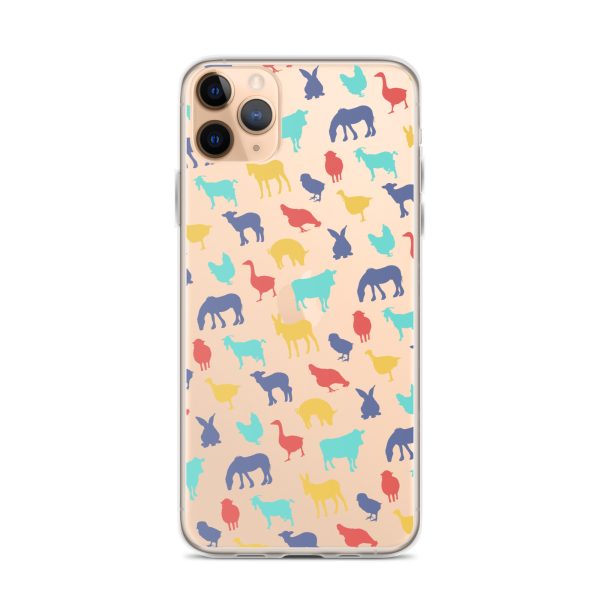 Farm Animals iPhone Clear Case