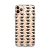 Rat Silhouette iPhone Clear Case