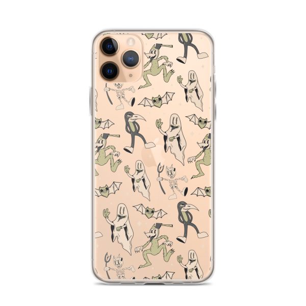 Spooky Vintage Halloween iPhone Clear Case