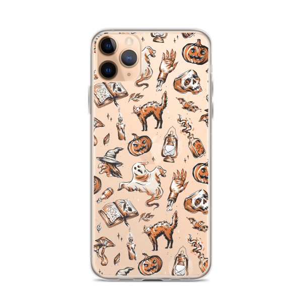 Vintage Halloween iPhone Clear Case