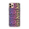 Neon Leopard iPhone Clear Case