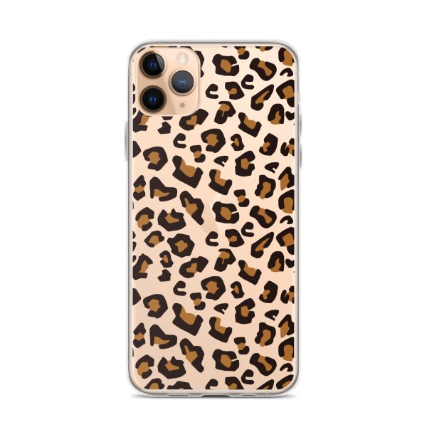Seamless Leopard iPhone Clear Case