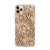 Tiger Print iPhone Clear Case