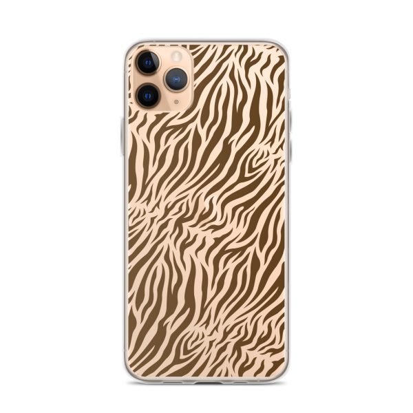 Tiger Print iPhone Clear Case