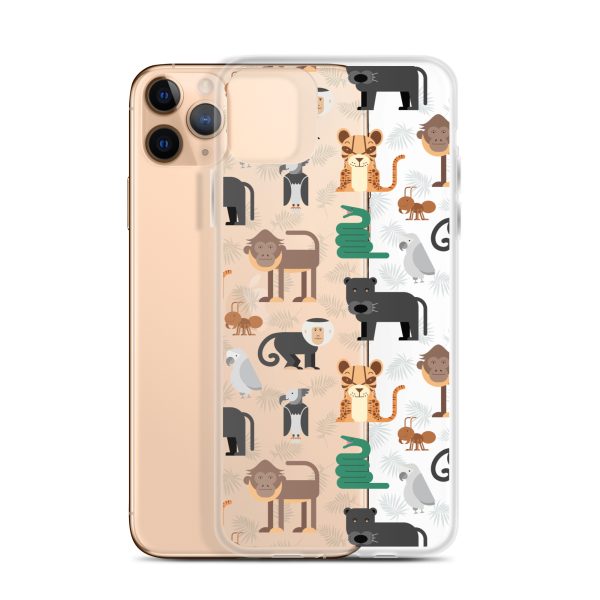 Amazon Jungle Animals iPhone Clear Case
