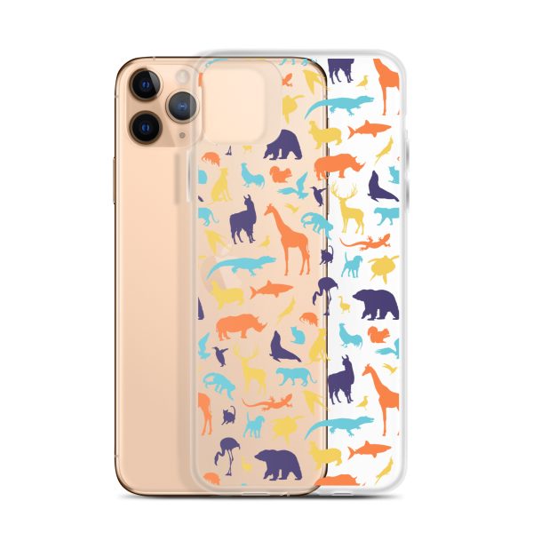 Animal Silhouette iPhone Clear Case