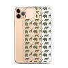 Animals Silhouette iPhone Clear Case