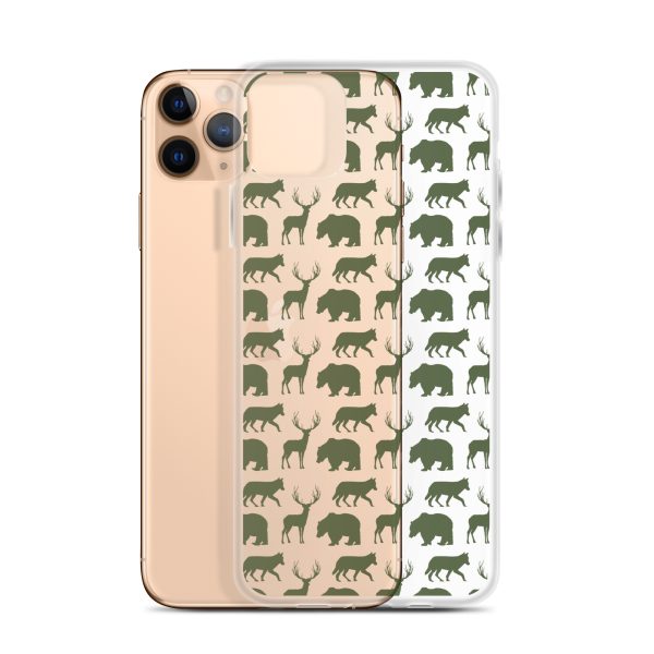 Animals Silhouette iPhone Clear Case