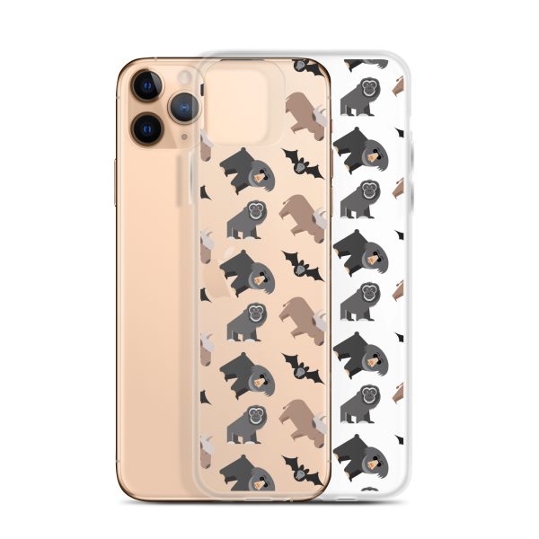 Asian Jungle Animal iPhone Clear Case