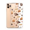 Asian Jungle Animals iPhone Clear Case