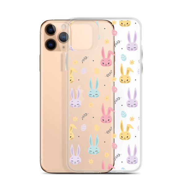 Colorful Bunnies Easter iPhone Clear Case