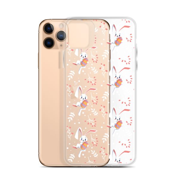 Cute Easter Rabbit iPhone Clear Case