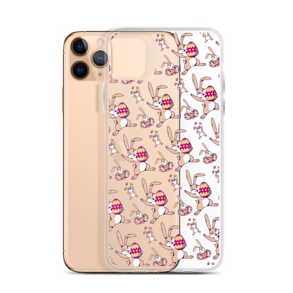 Easter Bunny With Egg iPhone Clear Case