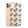 Forest Bear Silhouette iPhone Clear Case