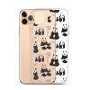 Panda Bears Bamboo iPhone Clear Case