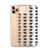 Rat Silhouette iPhone Clear Case