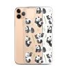 Watercolor Panda Bear iPhone Clear Case