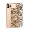 Tiger Print iPhone Clear Case