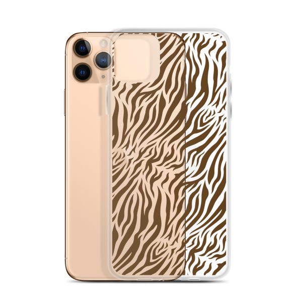 Tiger Print iPhone Clear Case
