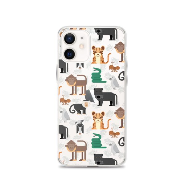 Amazon Jungle Animals iPhone Clear Case