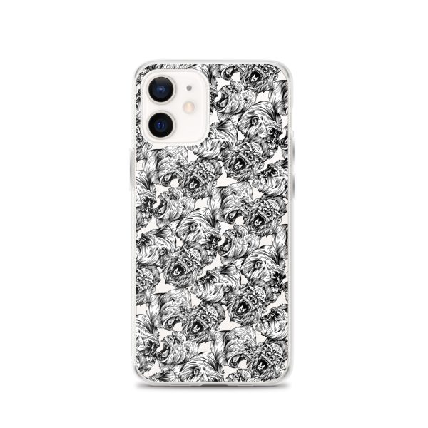 Angry Gorillas iPhone Clear Case