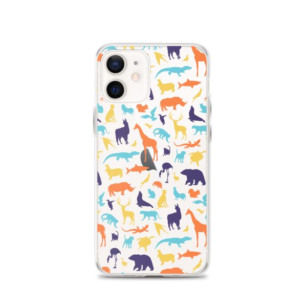 Animal Silhouette iPhone Clear Case