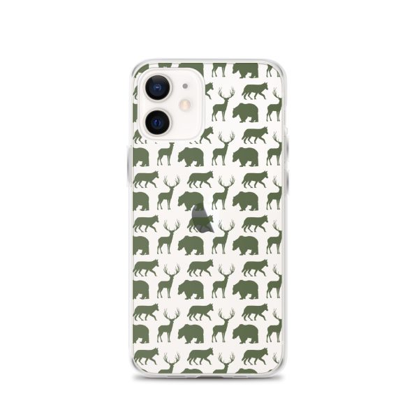 Animals Silhouette iPhone Clear Case