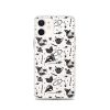 Black and White Halloween iPhone Clear Case