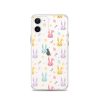 Colorful Bunnies Easter iPhone Clear Case