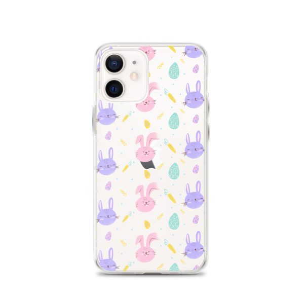 Cute Easter Bunnies iPhone Clear Case