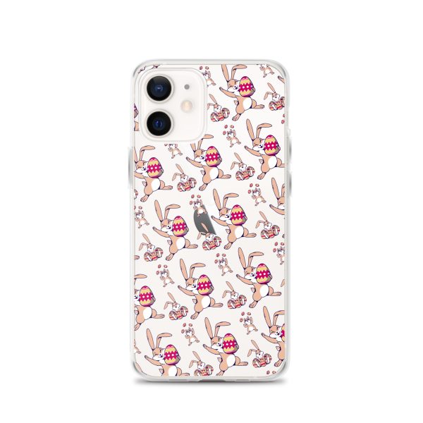 Easter Bunny With Egg iPhone Clear Case