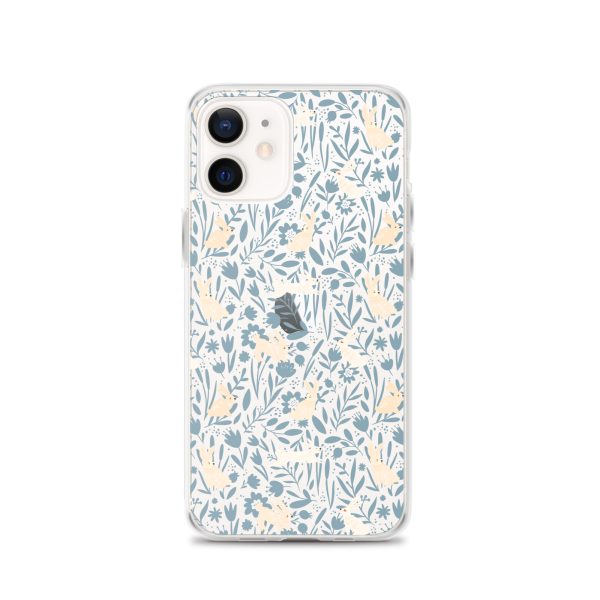 Easter Hopping Bunnies iPhone Clear Case