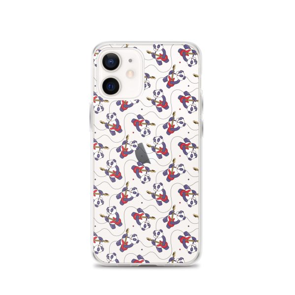 Panda Guitarist iPhone Clear Case
