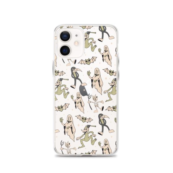 Spooky Vintage Halloween iPhone Clear Case