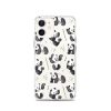 Watercolor Panda Bear iPhone Clear Case