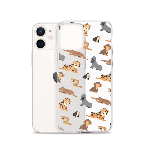African Jungle Animals iPhone Clear Case