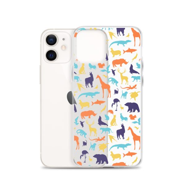 Animal Silhouette iPhone Clear Case