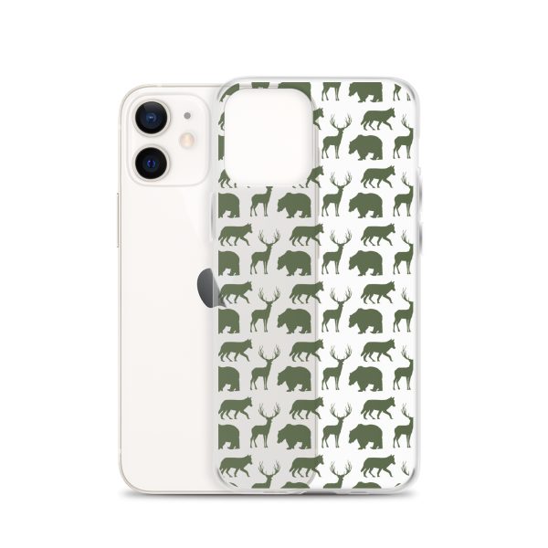 Animals Silhouette iPhone Clear Case
