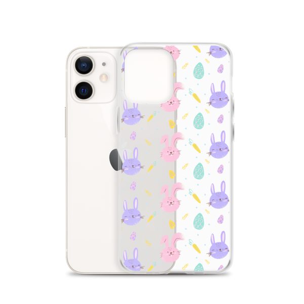 Cute Easter Bunnies iPhone Clear Case