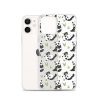 Cute Panda Bear iPhone Clear Case