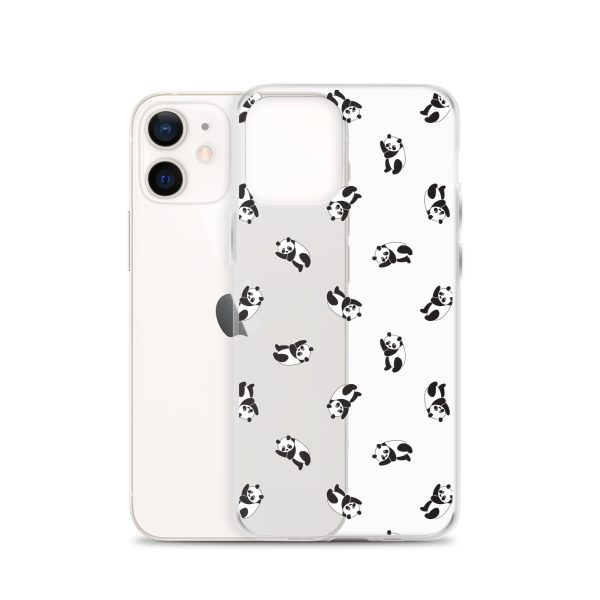 Cute Pandas iPhone Clear Case