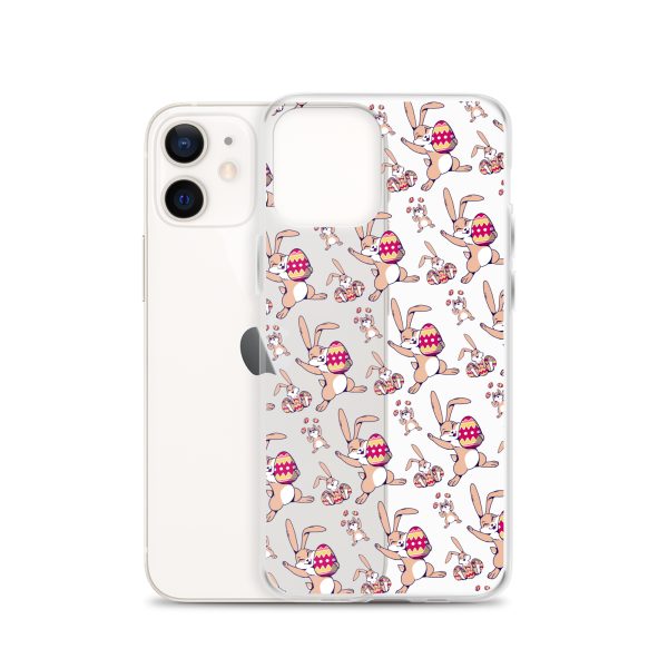 Easter Bunny With Egg iPhone Clear Case
