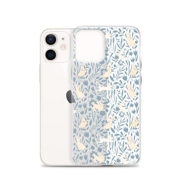 Easter Hopping Bunnies iPhone Clear Case