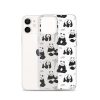 Panda Bears Bamboo iPhone Clear Case