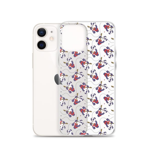 Panda Guitarist iPhone Clear Case